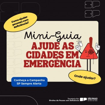 Conheça aqui o Mini-Guia Operação Chuvas